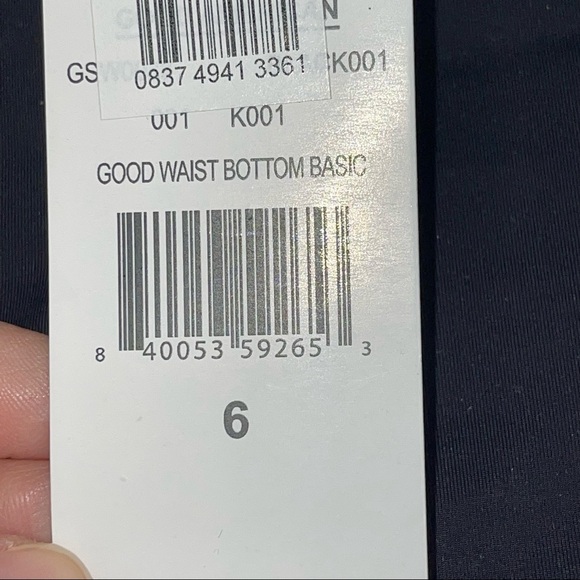 NEW Good American Good Waist Swim Bottom Basic Black 3XL - Picture 9 of 14